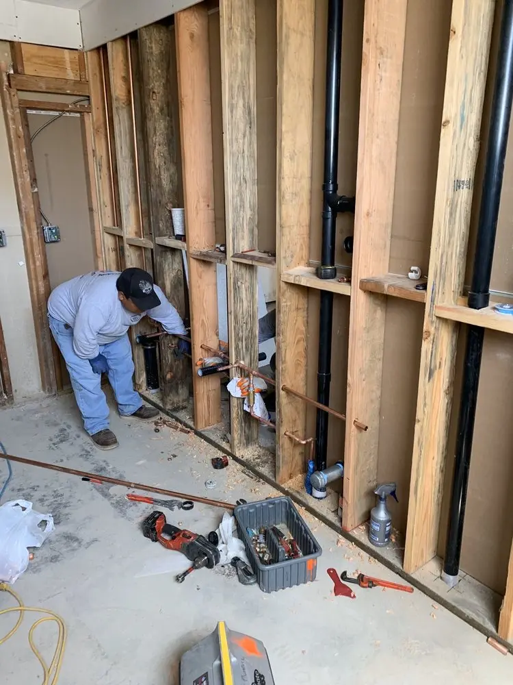Commercial rough-in plumbing for Gas Line Repair in Bexley